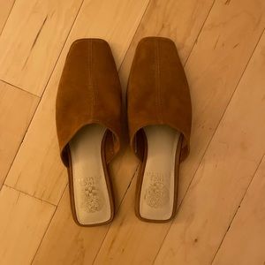 Vince Camuto Mules Suede Worn Once sz 5